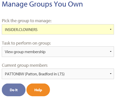 view group membership