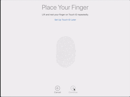 Place your finger