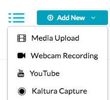 Choose Kaltura Capture.