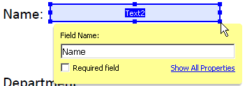 field name