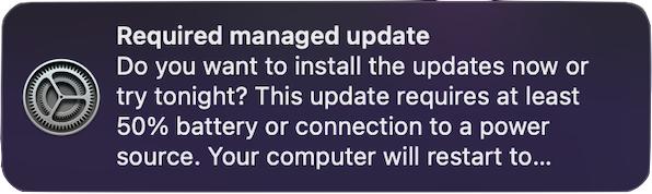 Update Notification